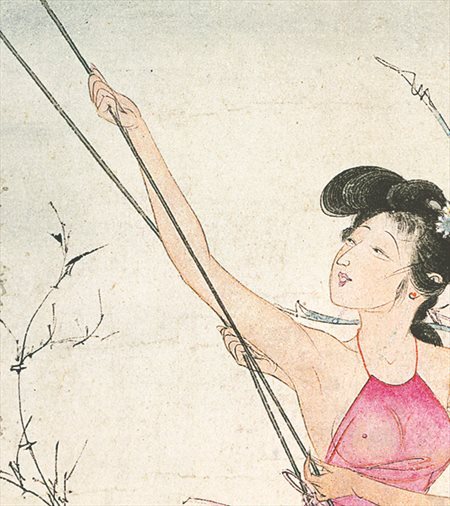 山阴-胡也佛的仕女画和最知名的金瓶梅秘戏图